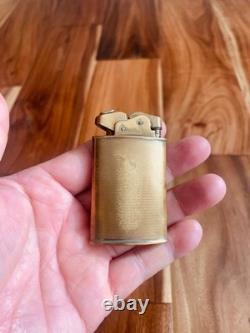 Vintage super rare solid brass Thorens lighter (Swiss) working condition