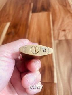 Vintage super rare solid brass Thorens lighter (Swiss) working condition