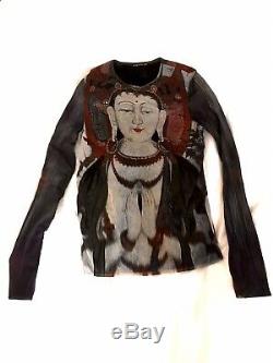 Vivienne Tam Buddha Top RARE 90s VTG l/s Gaultier Style