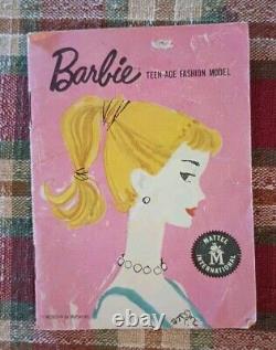 Vtg Barbie #1 Pink Ponytail Booklet Gay Parisienne Easter Parade SUPER RARE VHTF