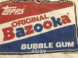 Vtg Bazooka Joe Gum Bubblegum Ringer T-Shirt Genuine Topps Super Rare! Medium