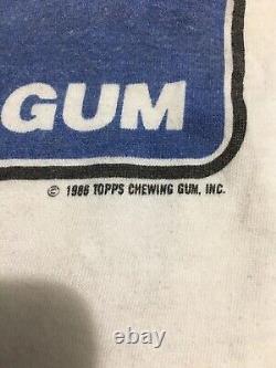 Vtg Bazooka Joe Gum Bubblegum Ringer T-Shirt Genuine Topps Super Rare! Medium