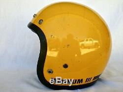 Vtg Bell Helmet Magnum III 3 Motorcycle Mchal Buco 7 1/4 Super R-t Very Rare
