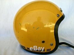 Vtg Bell Helmet Magnum III 3 Motorcycle Mchal Buco 7 1/4 Super R-t Very Rare