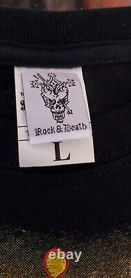 Vtg Brujeria Embroidered T Shirt Large Super Rare Rock And Death Tag