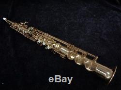 WOW! Super Rare Vintage Buffet S1 Soprano Saxophone in Original Gold Lacquer