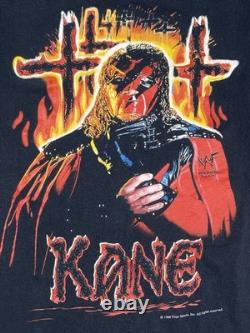 WWF Kane Super Rare Vintage 1998 Wrestling T-Shirt Size XL