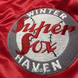 Winter Haven Super Sox Jacket Men XL Vintage MiLB Minors Senior League Rare USA