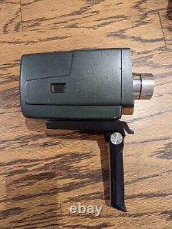 Working Vintage Sears C150, Rare Original Leather Bag Super 8 Camera + Assesory