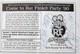 Your Invited. Super Rare Vintage Ed Roth Rat Fink Party'90 Invitation Signed