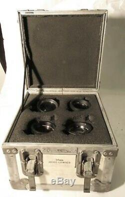 Zeiss B Mount Super Speed Set With Pl Vintage Rare 18mm, 35mm, 50mm, 85mm(s35)